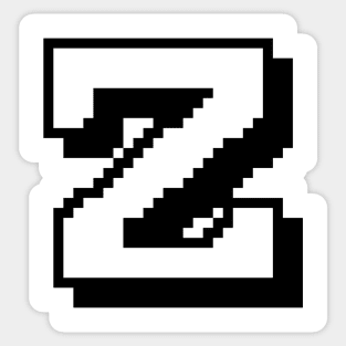 Monochrome Zeppelin Games Logo Sticker